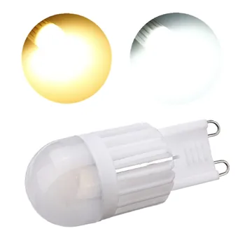 

G9 LED Lamp 220V 5W Mini LED G9 Bulb LED Light Ceramic High Power C rystal Chandelier Lampada Dimmable 360 Degree Lighting
