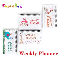 Petit Dessin Animé Bureau Calendrier Planificateur Hebdomadaire 2022 Calendrier Livre Étudiant Portable Bobine Flip up Bloc Notes 50 Feuilles De Papier, 15.8*8.6cm 