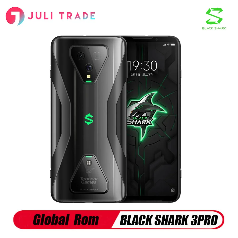 Nieuwe Xiaomi Black Shark 3 Pro 5G Gaming Smartphone 256Gb 12Gb Snapdragon 865 5000Mah 7.1 \64MP Triple Camera 65W Lader Nieuwe Xiaomi Black Shark 3 Pro 5G Gaming Smartphone 256Gb 12Gb Snapdragon 865 5000Mah 7.1 \64MP Triple Camera 65W Lader