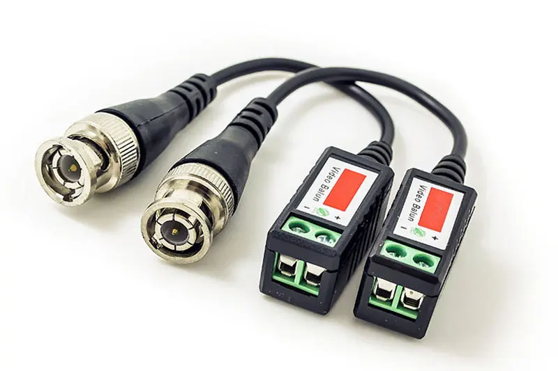 2 шт./лот BNC CAT5 Кабель камера CCTV UTP202A пассивный видео балун к UTP коннектор трансивера кабель