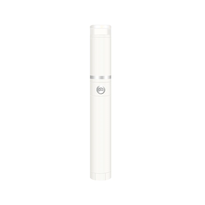 White Electop портативный монопод Bluetooth селфи палка штатив с кольцом светильник для селфи красота портрет заполняющий светильник ing для телефона X 8 7 plus - Цвет: White