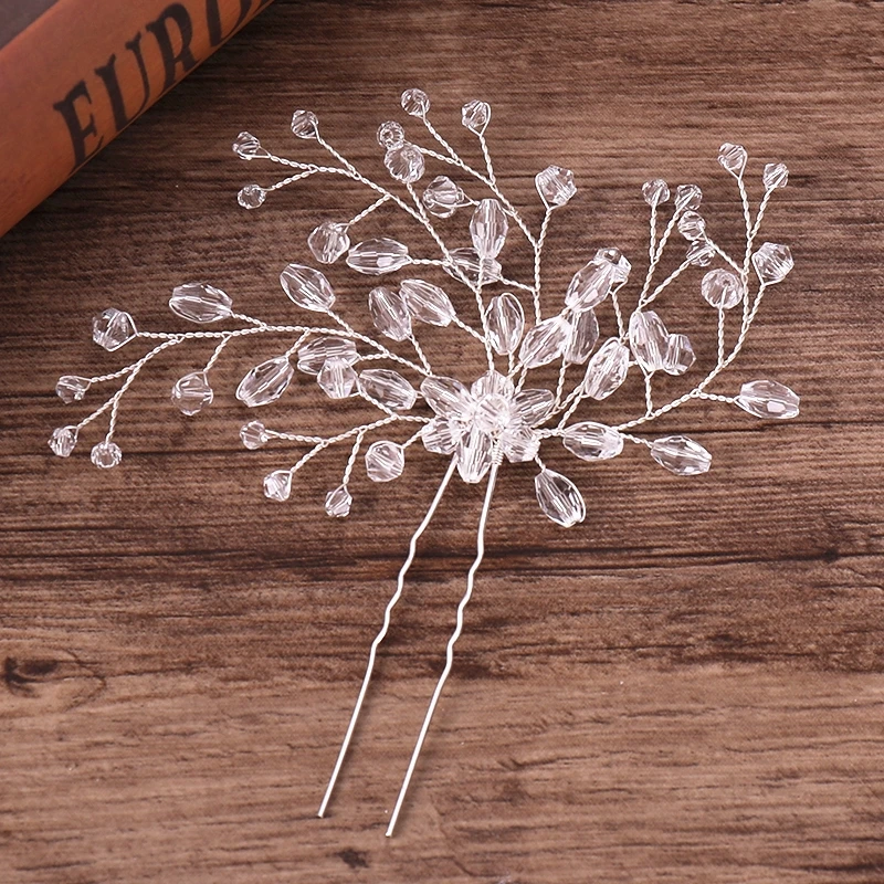 Bridal Hairpins Wedding Hair Accessories Tiara Pearl Rhinestone Flower Bridal Headpiece Wedding Hair Pins For Women Hair Jewelry Bridal Hairpins Wedding Hair Accessories Tiara Pearl Rhinestone Flower Bridal Headpiece Wedding Hair Pins For Women Hair Jewelry