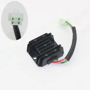 

12V Motorcycle Voltage Regulator Rectifier With 4 Wires ATV GY6 50 150cc For Scooter Motorcycle And Boat Moped Motors 4pin