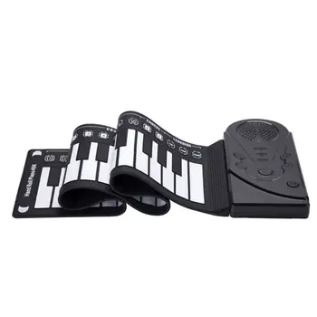 

Roll-up Keyboard Piano Portable 49 Keys Electronic Hand Rolling Keyboard Music Instrument for Kids Children
