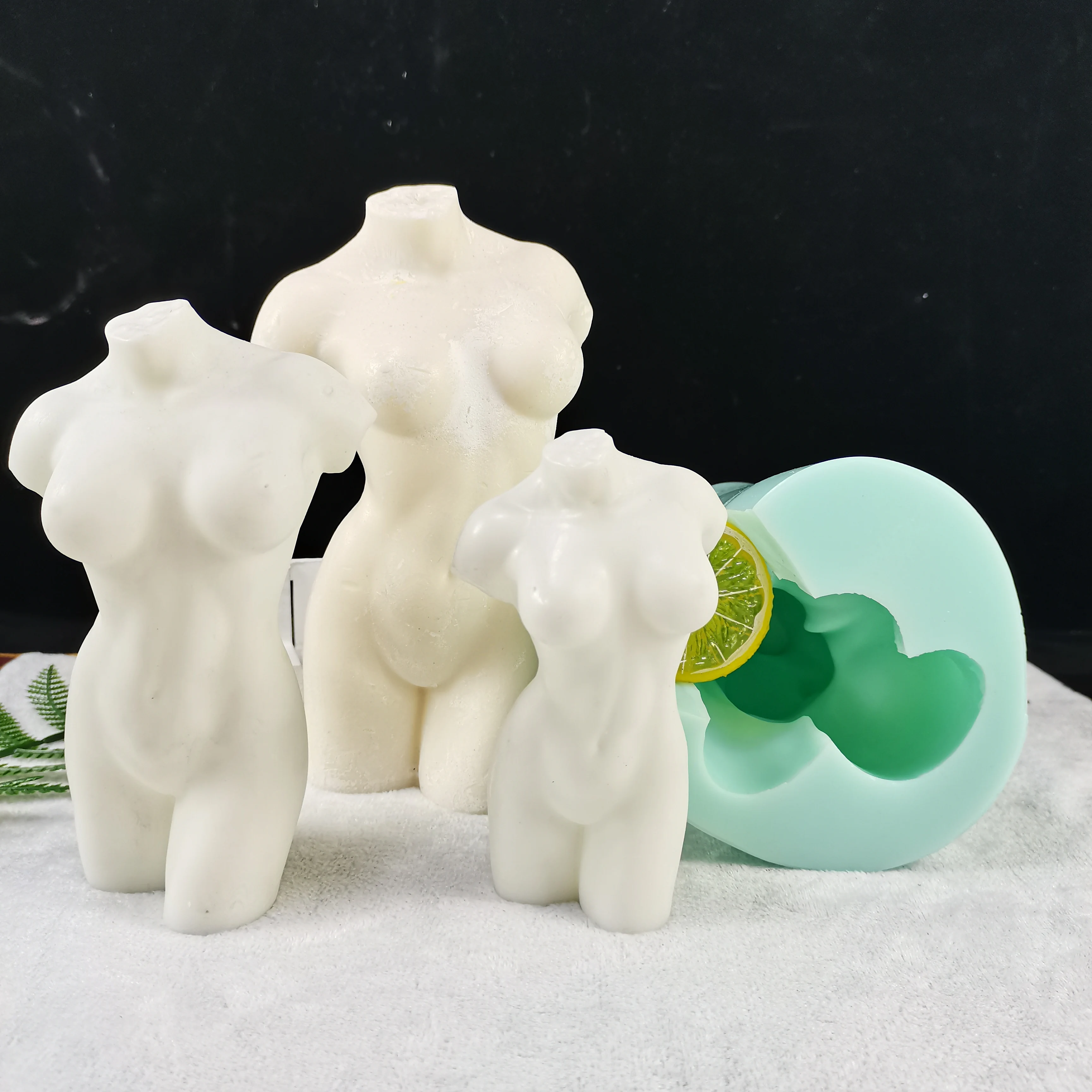 

PRZY Mold Silicone 3D Human Woman Body Soap Molds Candle Gypsum Chocolate Candle Valentine's Day Cake Mold Clay Resin Moulds