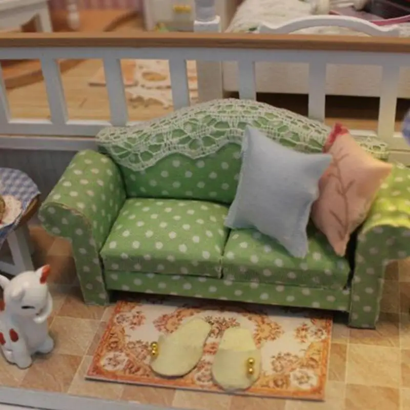 Кукольный дом мебель DIY Миниатюрная модель пылезащитный чехол 3D Деревянный кукольный домик рождественские подарки игрушки для детей