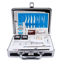 Перманентный макияж набор Microblading Neddle карандаш для бровей ручная ручка практика кожи линейка Inkcups микроблейдинг пигмент татуировки комплект