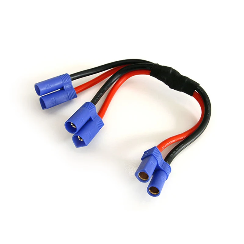 

EC5 plug Parallel Adapter Connectors EC5 Parallel Cable 12AWG Silicone Wire For RC Lipo Battery Airplane Drone