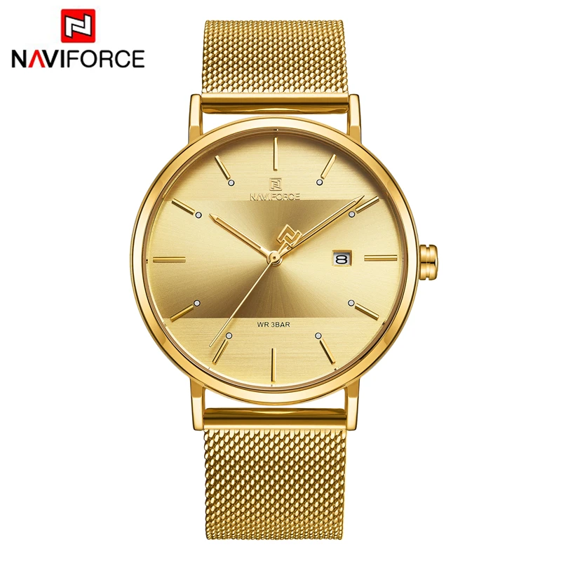 Часы NAVIFORCE мужские/женские кварцевые модные повседневные водонепроницаемые