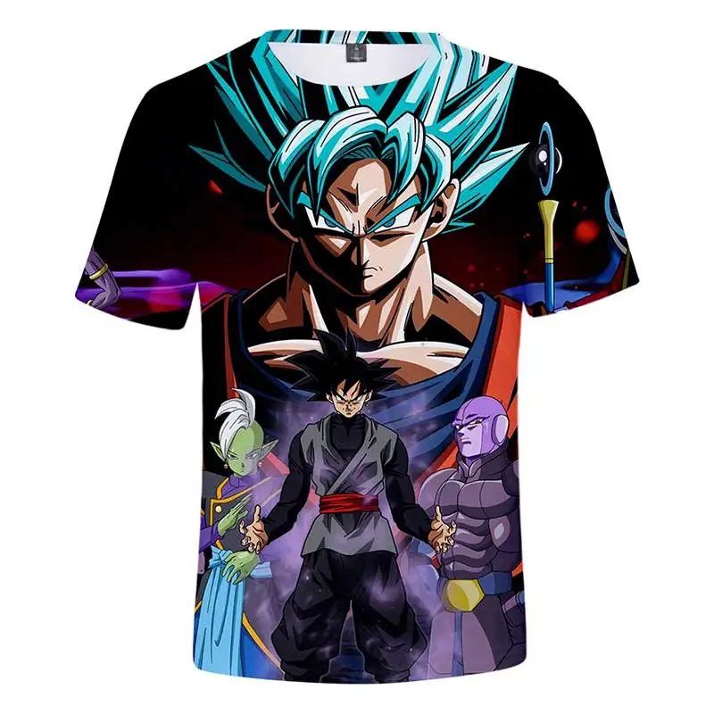 dragon ball Z Super Saiyan vegeta 3d принтом для детей, футболка в стиле японского аниме футболка Летняя модная детская одежда, футболка - Цвет: As Photo