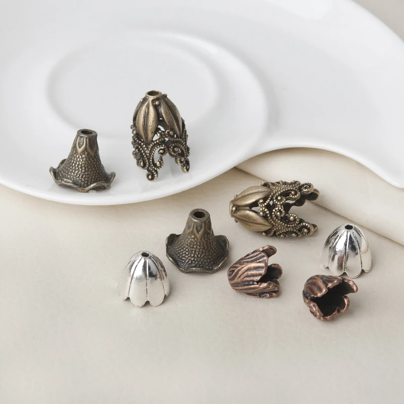 Filigree Jewelry Caps Findings Cap Jewelry Antique Bronze Jewelry