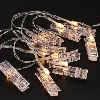 

1.5M 10LED Photo Clip Light String Fairy Lights Battery Operated Decoration