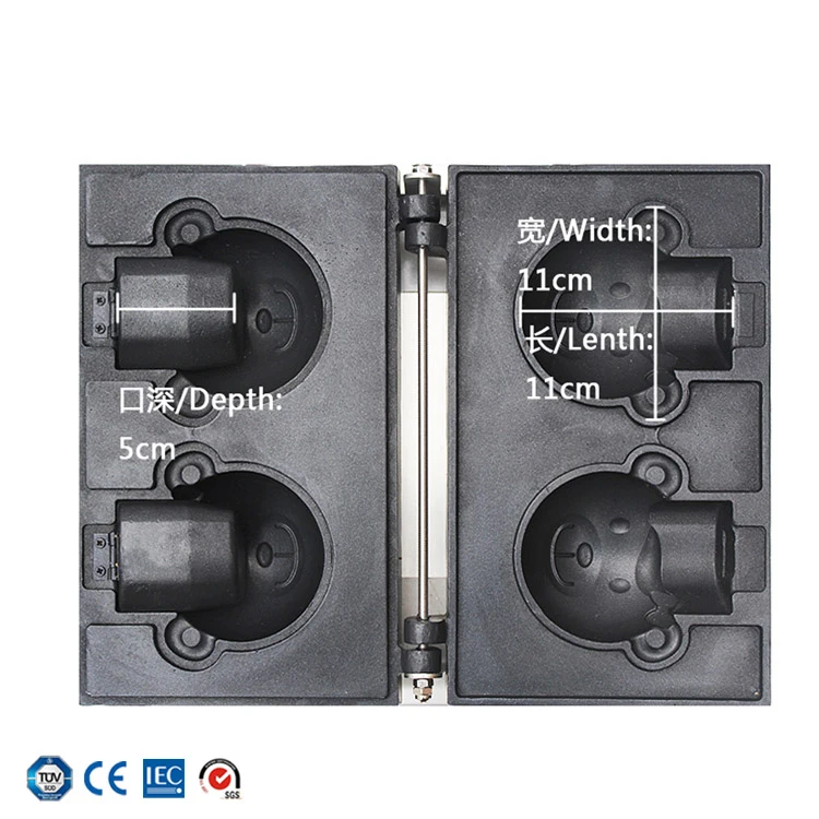 Электрический в форме медведя вафельный конус форма под лед крем машинка для приготовления тайяки Медведь Хлеб устройство для приготовления Рожков в форме животных вафельница