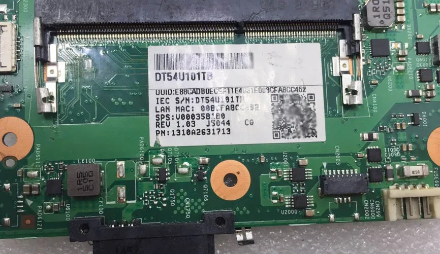 Ideal  V000358180 For Toshiba Satellite L75-B7150 L75-B i3-4005U I3 4005U CPU Laptop Motherboard NOTEBOOK 