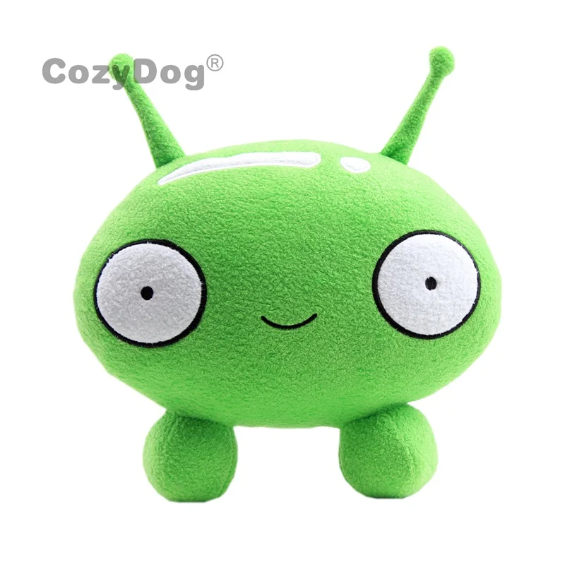 

27cm Final Space Mooncake Plush Figure Toys Peluche Round Green Robot Final Space Stuffed Doll baby kids Birthday Gift