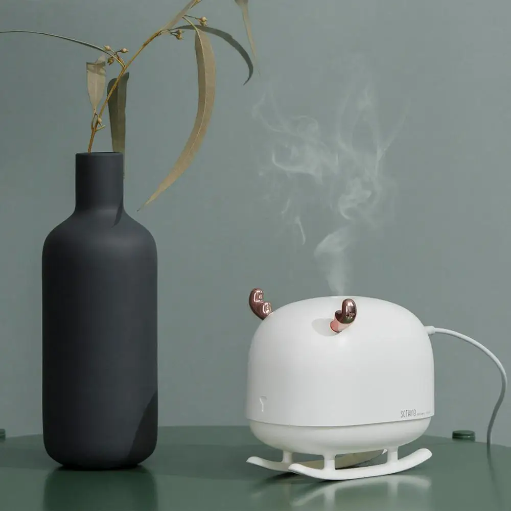Goede Xiaomi Draagbare Nano Mist Luchtbevochtiger Met LED Omgevingslicht Mini Ultrasone Diffuser USB Laag Geluidsniveau Automatische power off