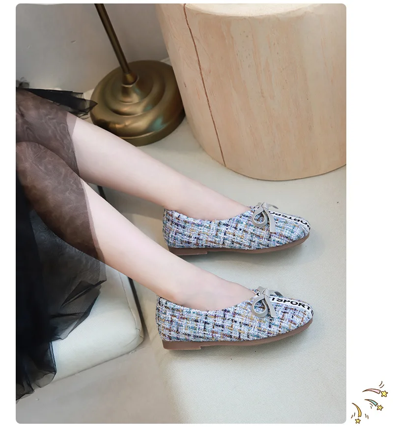 Kids Shoes Brand Design Baby Fashion Flat Shoes Girls Casual Bow Tie Princess Flats Children Soft Black Shoe