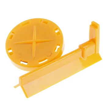 

Yellow Portable Accessories Plastic Grind Fastener Holder Repair Tool L Shaped Cue Tip Clamp Durable Snooker Billiard Pool