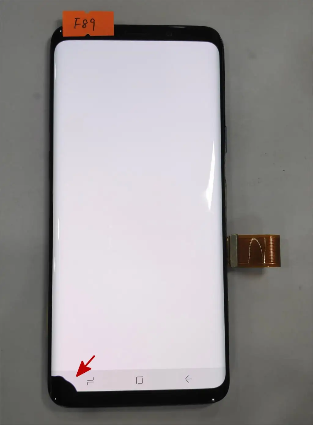 F89 Для samsung Galaxy S9 Plus G965F G965 ЖК-дисплей сенсорный экран дигитайзер дефект черное пятно Super AMOLED - Цвет: F89