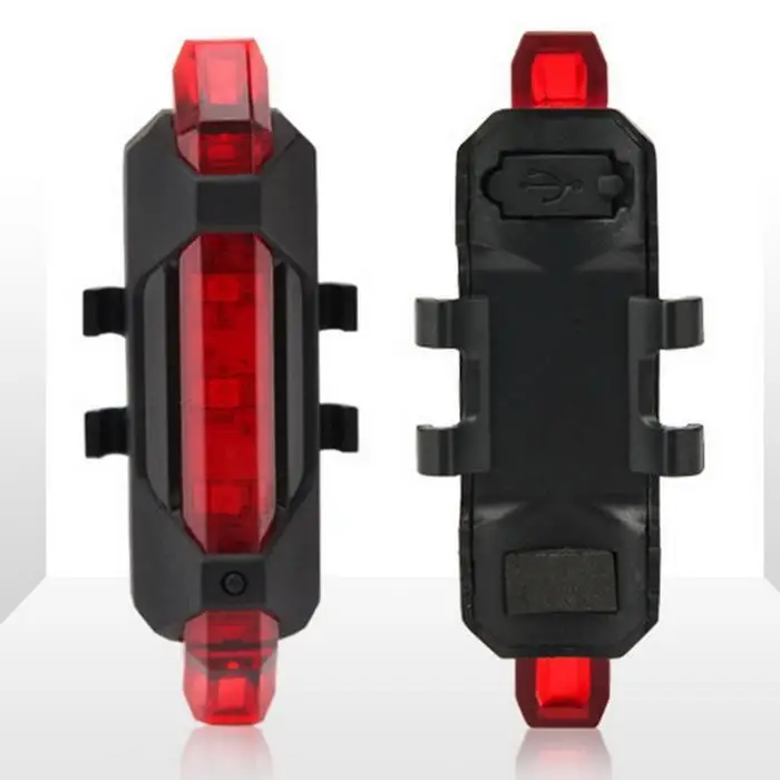 Rechargeable LED Bike Bicycle Safety Warning Rear 15 Light 4-12 Hours Lithium Battery Yes White, Red, Blue