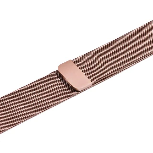 Миланская петля ремешок для Apple watch 4 5 40 мм 44 мм браслет из нержавеющей стали металлический ремешок для Iwatch series1 2 3 38 мм 42 мм ремешок для часов - Цвет ремешка: champagne gold