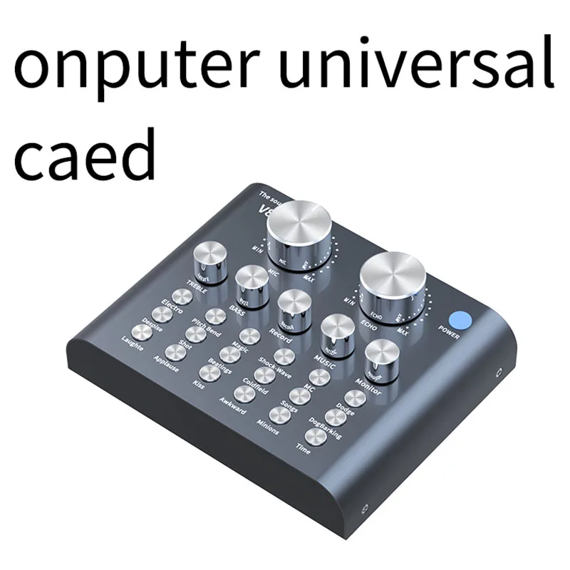 V8 Mobile Phone Desktop Sound Card DSP Chip 12 Sound Effects Eliminate Original Sound Card JFlyer
