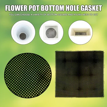 

Plastic Flower Pot Bottom Hole Mesh Potted Plant Prevent Soil Loss Net Tools Black FP8