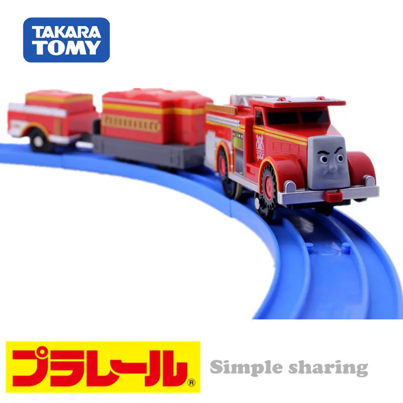 Takara Tomy Tomica Plarail Стандартный Флинн модель пожарного двигателя комплект литых