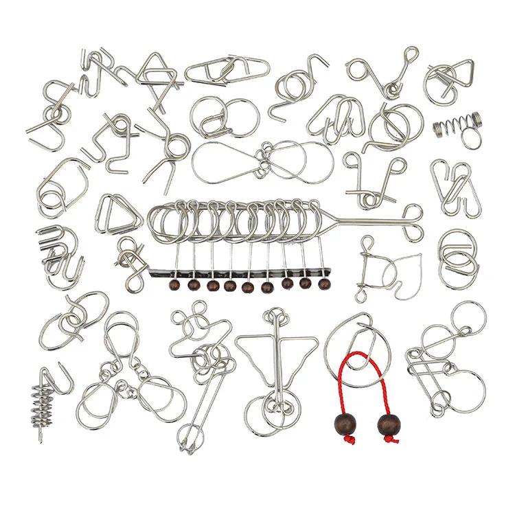 Nine Thirty Pieces Educational Looping-off Unclasp Intelligence Knot Creative Gift Box Nine 30 Pieces