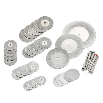 

38 Pcs Diamonte Cutting Disc Saw Blade Grinding Wheel Set Rotary Tool Circular B95A