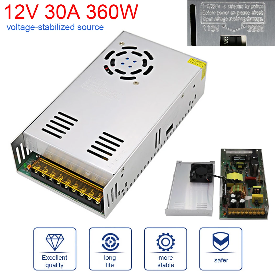 12V30A Регулируемый источник питания