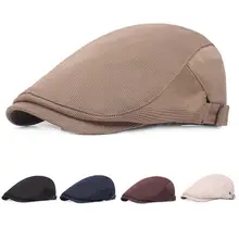 Мужчины Женщины Сплошной Цвет сетки Гольф Кепка водителя Регулируемый Открытый берет Повседневная шляпа