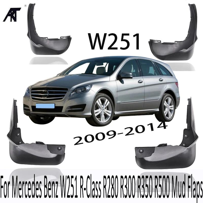 Nuovo Mud Flaps Splash Guard Parafango Per Mercedes Benz W251 R-Class R280 R300 R350 R500 2009-2014 Mud Flaps