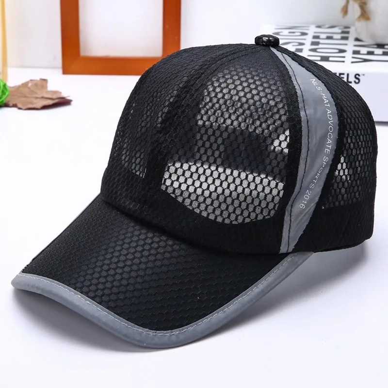 

Summer Breathable Mesh Baseball Cap gorras para hombre men's cap Sport Hats Woman Bonnet Femme casquette homme 2020 summer caps