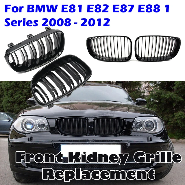 Rhyming Car Kidney Grill Dual Single Slat Black Sport Racing