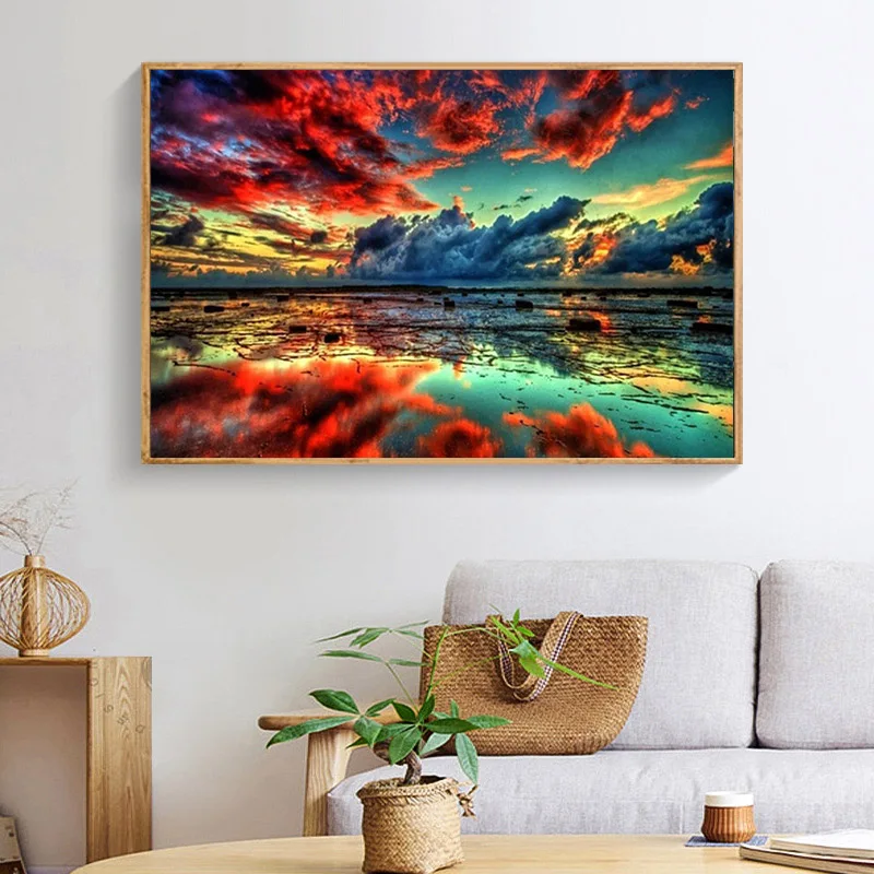 Алмазная 5D картина сделай сам полностью круглая вышивка крестиком мозаика