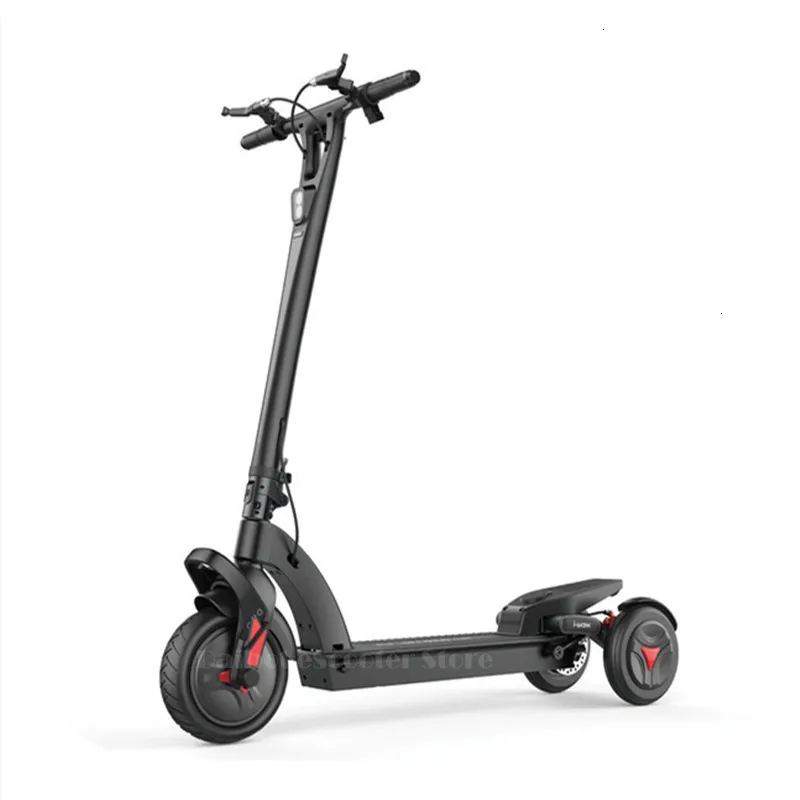Three Wheel Foldable Electric Scooter 48V 350W E Scooter Stand Up Adult Kick Scooter With Seat                                   (27)