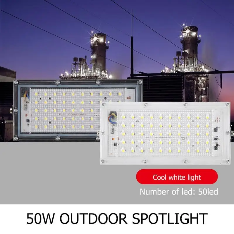 50LED прожектор Открытый водонепроницаемый прожектор светильник s настенный рекламный знак мастерская парк дерево Осветляющий светильник ландшафтный светильник ing