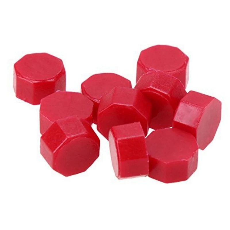  Vintage Octagon Sealing Wax Tablet Pill Beads For Wedding Invitation Envelopes Wax Seal Sticks Anci