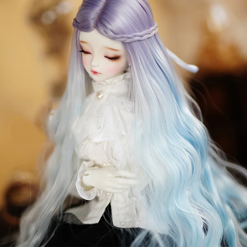Allaosify bjd 1/3 1/4 кукла плавное изменение Вязание волос ручной парик кукла аксессуары - Цвет: 2