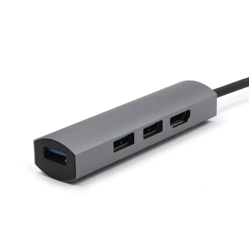 Практичный металлический адаптер-конвертер type-C для HDMI/USB 3,0, Аксессуары для мобильных телефонов/компьютеров, usb-хаб, адаптер-конвертер