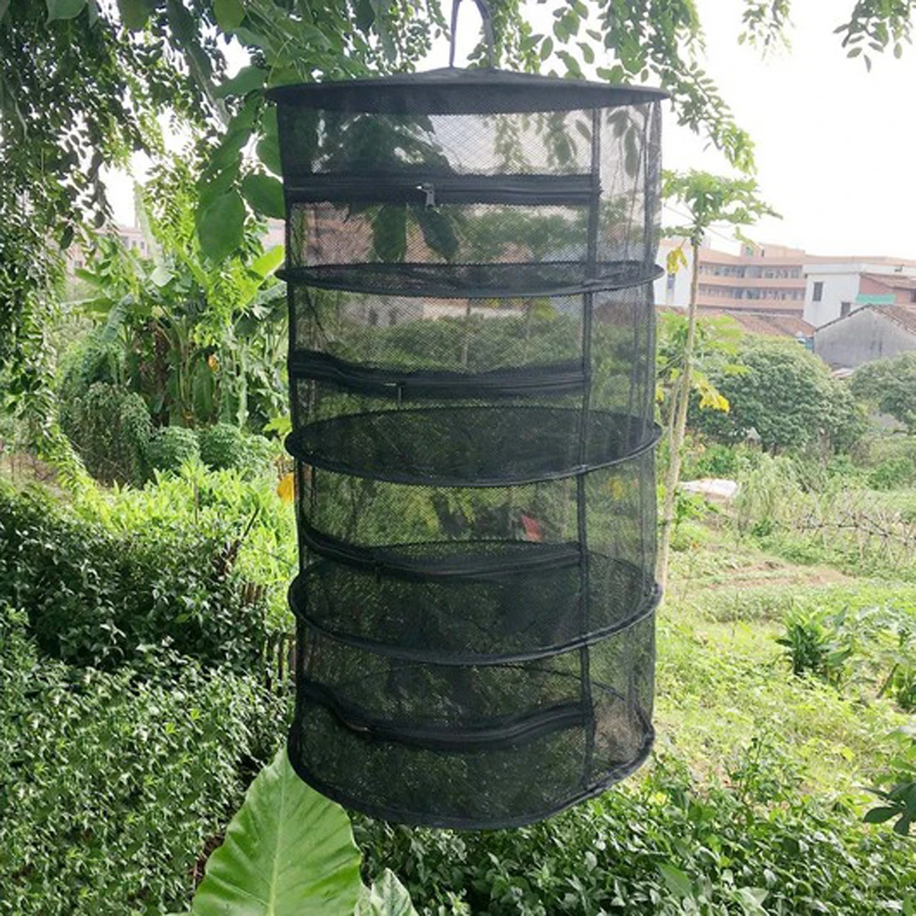 Collapsible Drying Net Herb Dryer Mesh Tray Outdoor / Indoor Garden Drying Racks