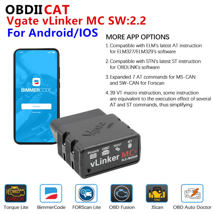 Bluetooth 4.0 Code Reader Obd2 Scanner ELM 327 Car Automotive Diagnostic Tool US Bluetooth 4.0 Code Reader Obd2 Scanner ELM 327 Car Automotive Diagnostic Tool US