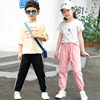 Children Pants Cotton Linen Kids Trousers Anti-mosquito Summer Pants For Boys Girls Candy Color Breathable Fashion Casual Long ► Photo 2/6