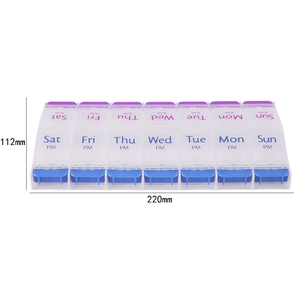 14 сетки пиллбокс разветвители еженедельные напоминания таблетница диспенсер