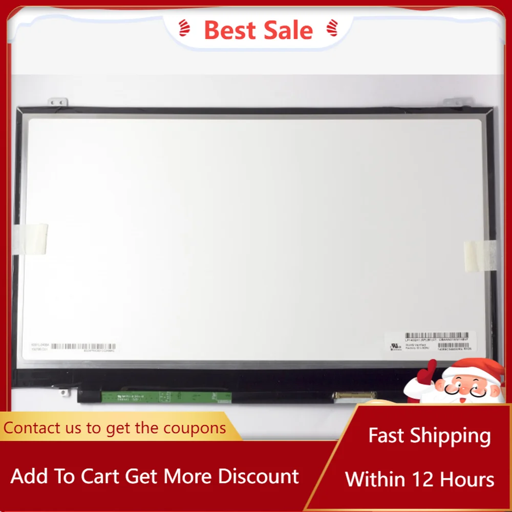 

14 Inch LP140QH1-SPB1 Fit LP140QH1 SPB1 WQHD 2560*1440 IPS LCD Screen EDP 40PIN 60HZ Laptop Display Panel