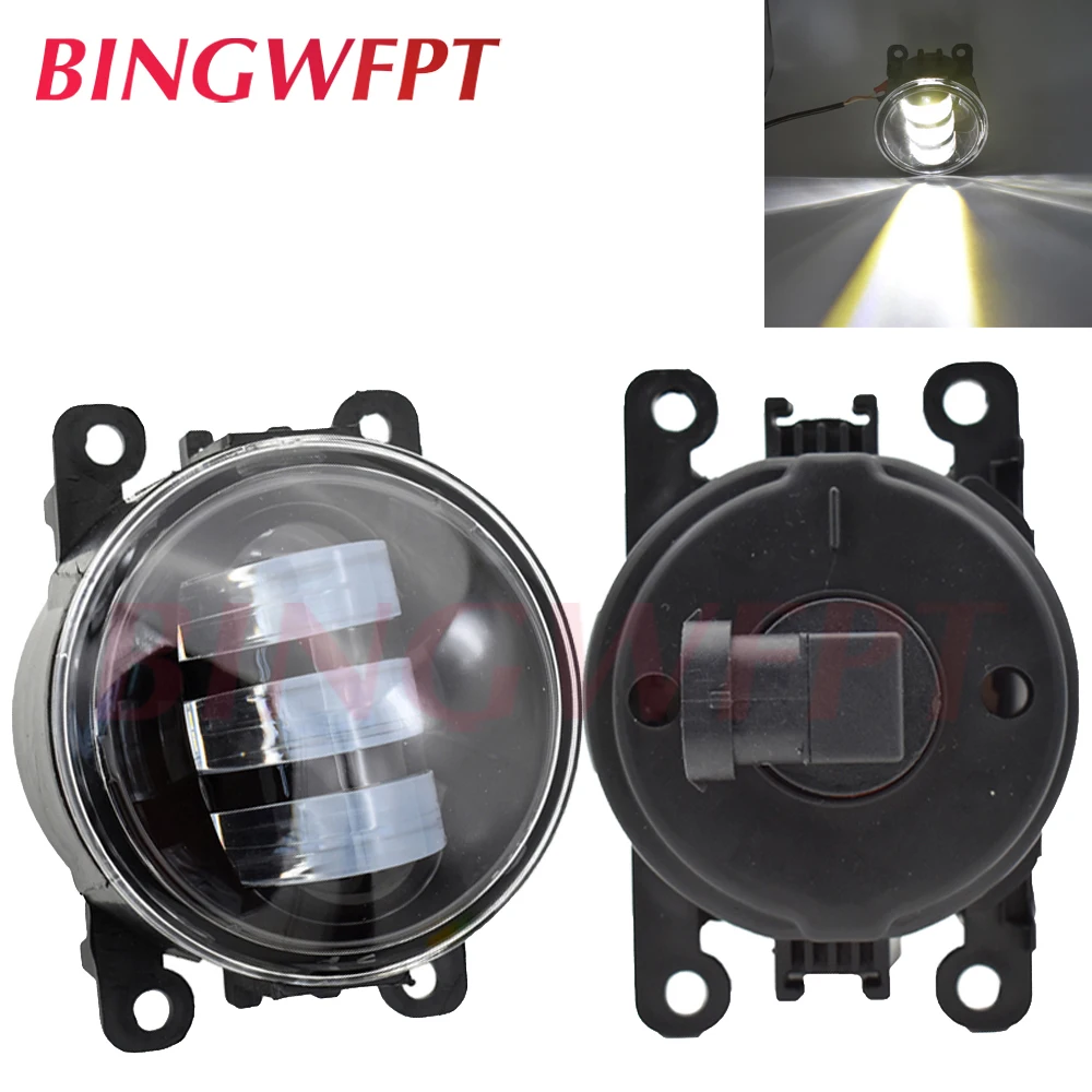 

2pcs/pair LED fog Lights For Jeep Cherokee KL 2014 2015 2016 For Jeep Compass MP 2017 2018 For Jeep Renegade BU 2015 2016 2017