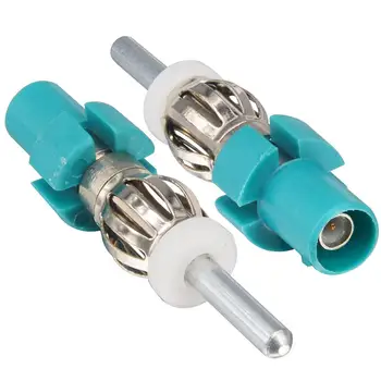

2 Pcs Fakra to Din Adapter Fakra Z Plug to Motorola DIN Plug Adapter for DAB Aerial FM Radio Aerial Universal Vehicle Truck SUV