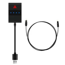 Портативный Bluetooth передатчик 3,5 мм Цифровой оптический порт ТВ компьютер аудио адаптер USB источник питания