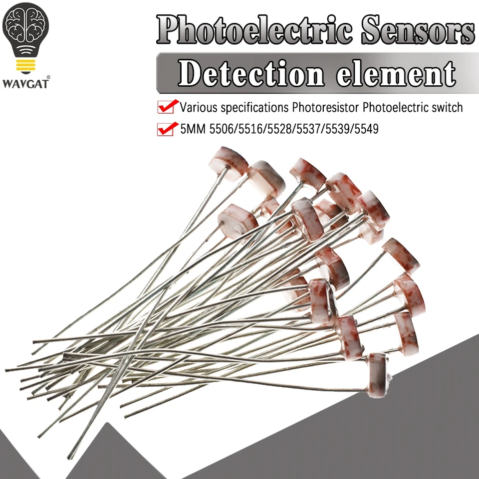 20PCS Photo Light Sensitive Resistor Photoresistor Optoresistor 5mm